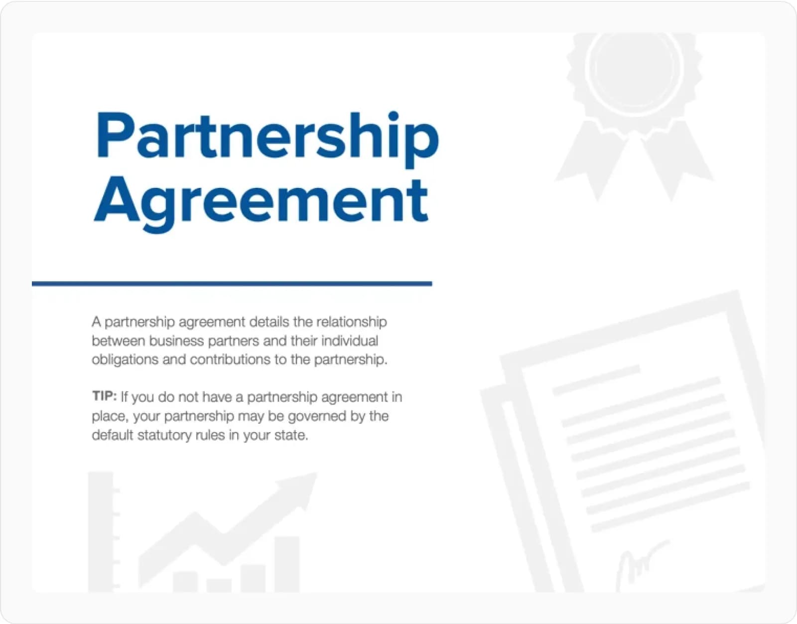 Partnership agreement