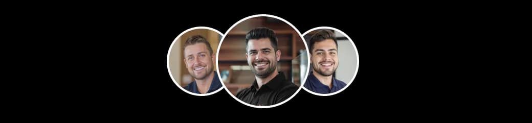 Images of the customer support employees 