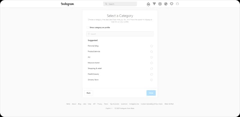 Img 8. How to set up an Instagram account