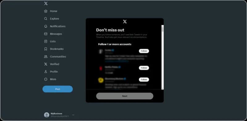 Img 10. How to set up an X (Twitter) account