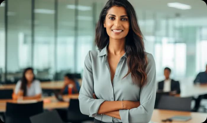 Woman in the office